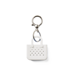 Tiny Tote Keychain - For Shore White