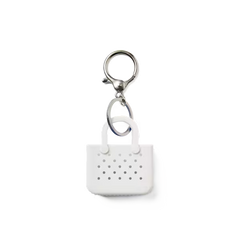 Tiny Tote Keychain - For Shore White